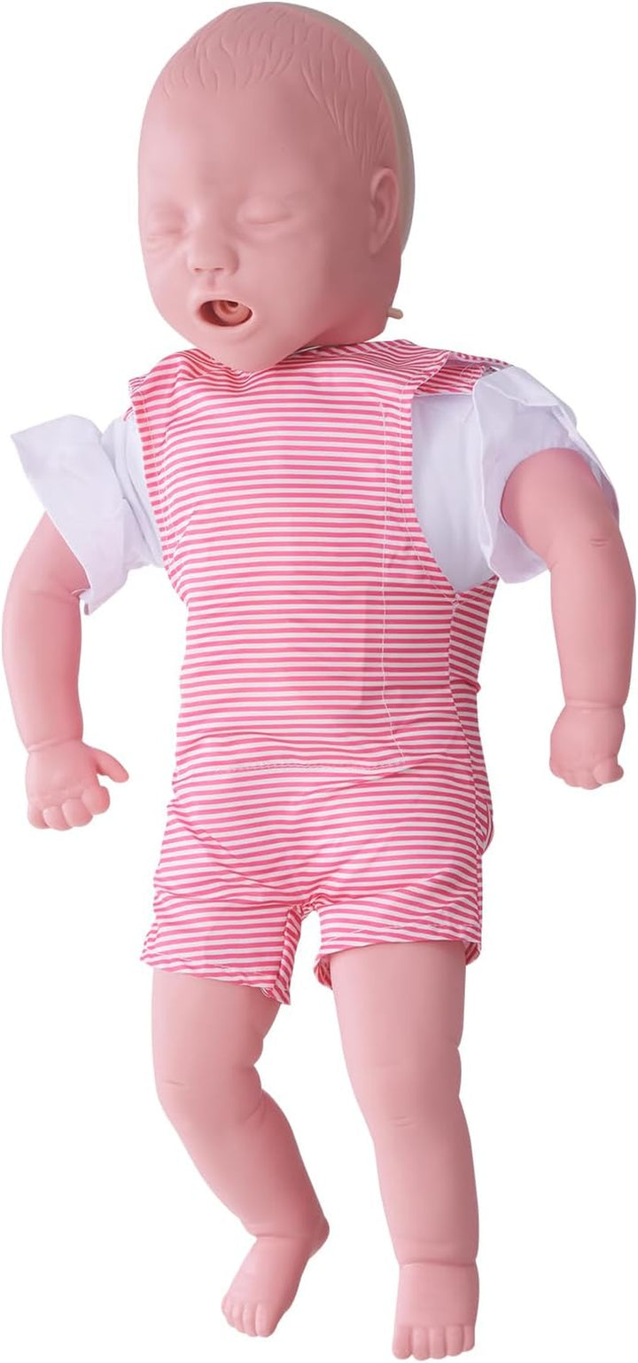 Infant CPR Training Manikin, Heimlich Maneuver and Cardiopulmonary Resuscitation (CPR) Practice, Professional Infant Airway Obstruction Training Manikin, Baby Infarction Model for Education