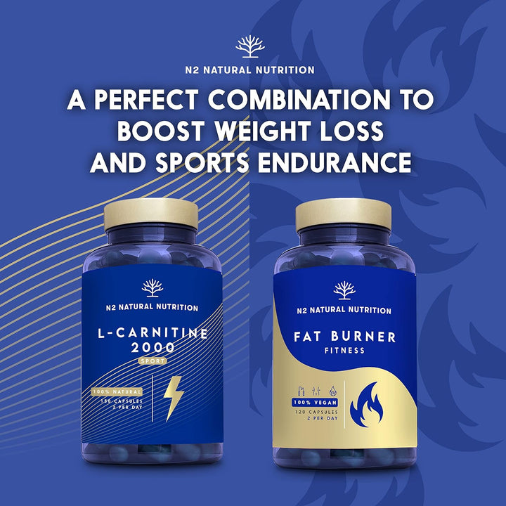 Natural L CARNITINE 2000Mg 150 Capsules 75 Days (Only 2 Capsules per Day) High Concentration Improves Sports Performance. Weight Loss, Energy Resistance. CE Manufactured.