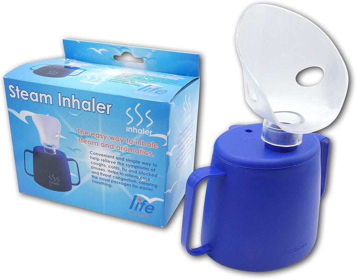 Healthcare Steam Inhaler Cup Soothing Steam Treatment Easy to Use for Sinus Relief, Colds, Flu and Blocked Noses. Suitable for Kids and Adults, 143 G
