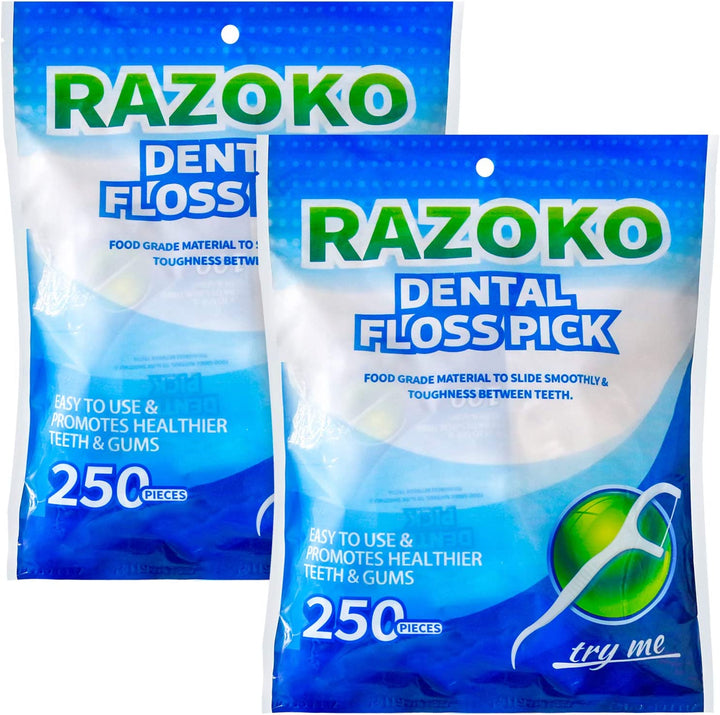 Dental Floss Picks High Toughness Toothpicks Sticks 250Pcs with Portable Cases and 100Pcs Brushpicks Interdental Toothpicks Perfect for Travel & Family Oral Hygiene