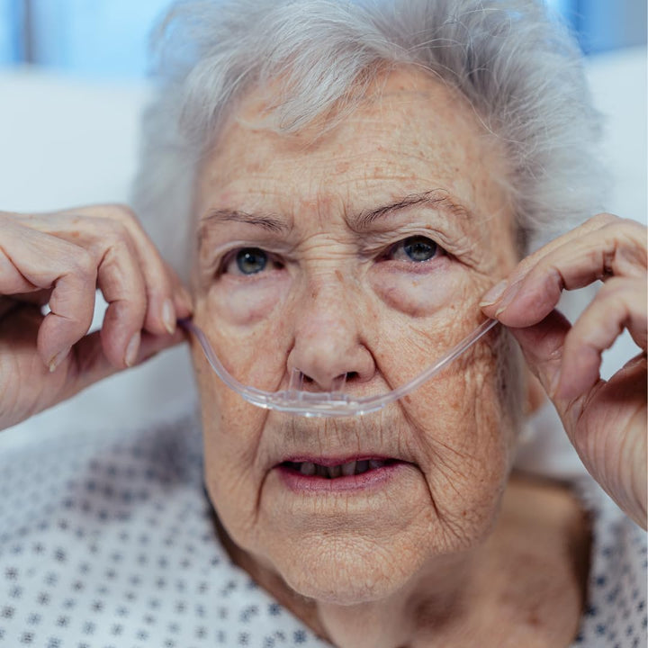 Soft Nasal Cannula INC 1.2M TUBING (3Pk) for Use with Oxygen Concentrator O2 – Ideal for Long-Term Oxygen Therapy Patients, Featuring Soft Material around the Face and Ears