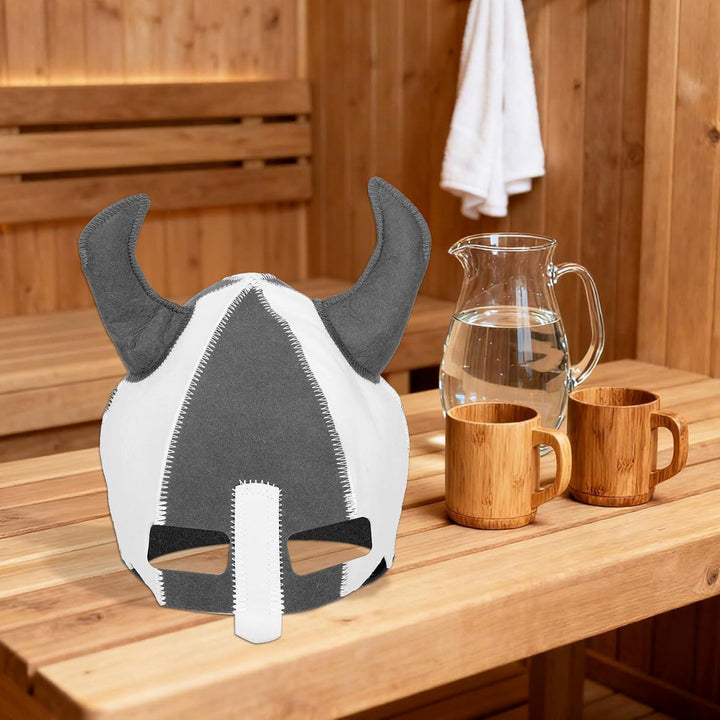 Sauna Hat, Handmade Sauna Cap Natural Wool Viking Saunas Hat Bath Accessories for Women Men Gifts Spa Bathhouse Steam Room Banya Heat Protection