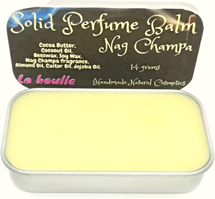 Cooling Solid Natural Perfume Balm. for Sensitive Skin. Handmade in UK.