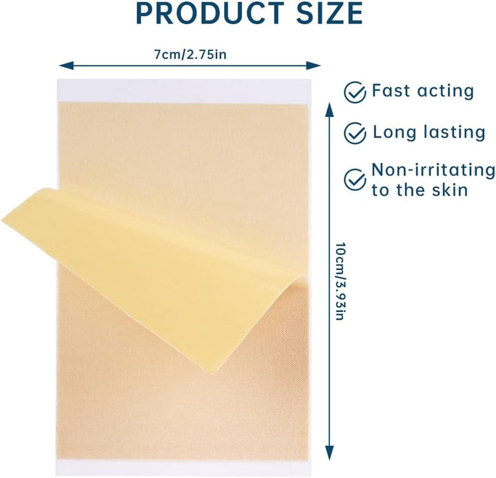 Pain Relief Patches, 60PCS Back & Shoulder Pain Relief Patch, Arthritis Herbal Pain Relief Patch for Back Knee Neck Shoulder Muscle Soreness, Warming Meridians Plaster