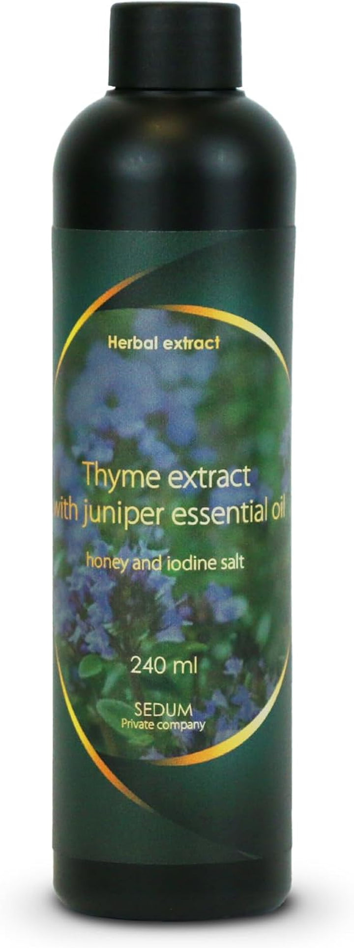Natural Herbal Extract for Sauna, Massage, Broom Soaking - Sauna Infusion with Salvia Leaves Extract with Eucalyptus Essential Oil, Honey and Iodine Salt - 240Ml