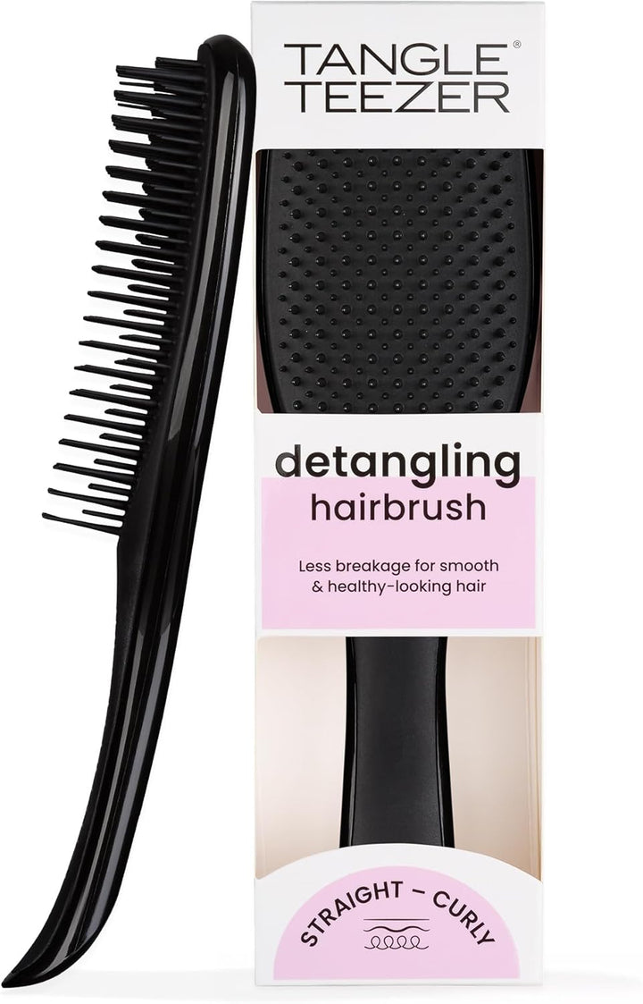 Ultimate Detangler Hairbrush - for Wet & Dry Hair - Detangling Brush for All Hair Types - Two-Tiered Teeth Reduce Breakage & Eliminate Knots - Millennial Pink