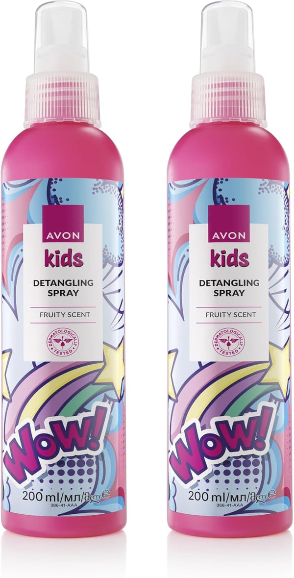 Kids Detangling Spray, Moisturise & Tame Tangles without Tears, Child-Friendly Haircare Essential, Fruity Scent, 200Ml