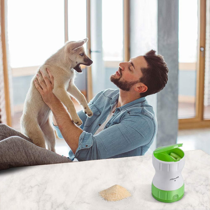 Pill Crusher Grinder - Crushes Small or Large Pills Tablets Vitamins to Fine Powder - for Family Kids Pets