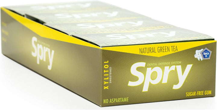 Fresh Natural Xylitol Chewing Gum Dental Defense System - Aspartame-Free, Sugar-Free, Non-Gmo, Gluten-Free (Spearmint, 100 Count - Pack of 1)