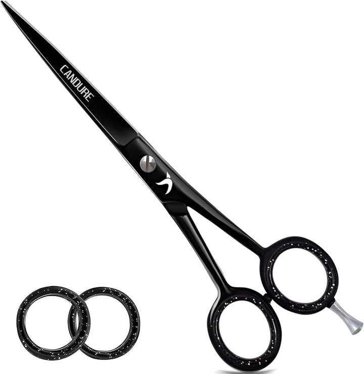 Hairdressing Barber Hair Scissor for Professional Hairdressers Barbers Stainless Steel Hair Cutting Shears - for Salon Barbers, Men, Women, Children and Adults