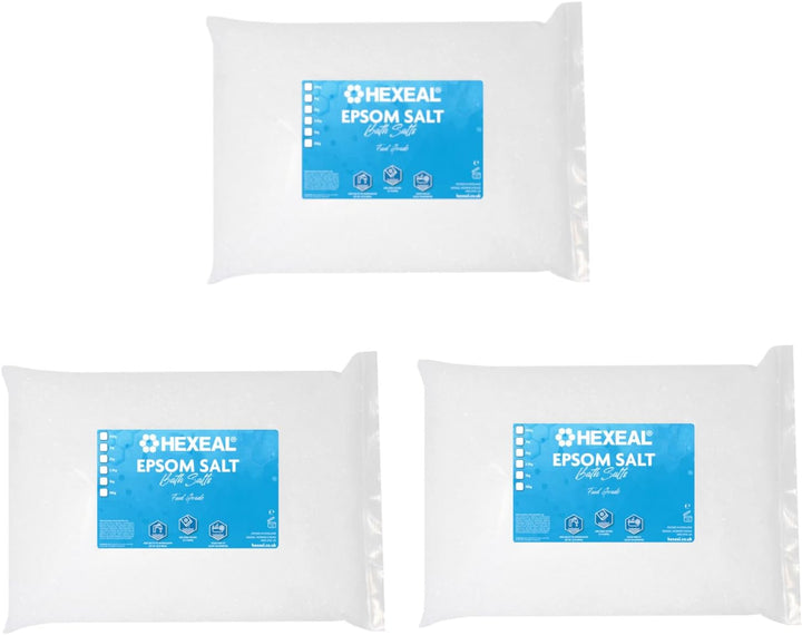 Epsom Salt 25Kg – 25Kg Bag of Food Grade Magnesium Sulphate for Bathing, Gardening & Household Use – Suitable for Personal Care, Soil Enrichment, and More