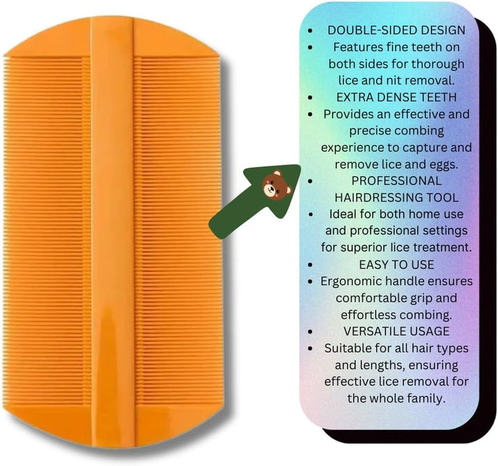 Vosene Head Lice Repellent Bundle – Kids 3-In-1 Head Lice Repellent Shampoo (250Ml), Leave-In Conditioning Repellent Spray (150Ml) & Nit Comb – Natural Lice Protection with Tea Tree & Citronella Oils