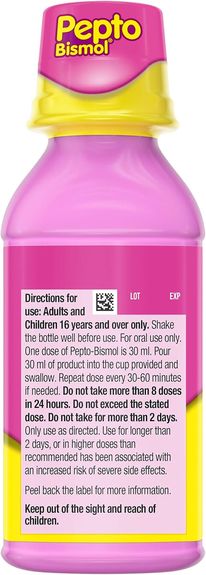 Pepto-Bismol for Nausea, Heartburn, Indigestion, Upset Stomach and Diarrhoea Relief, 5 Symptom Relief, 240Ml