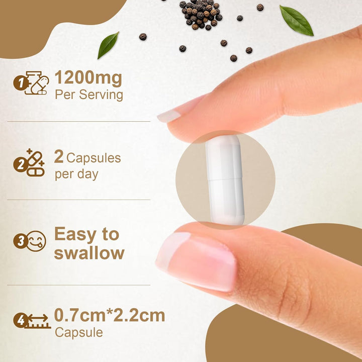 NMNH Supplement 1200Mg, 6 in 1 NAD Alternative & Trans-Resveratrol Superior Antioxidant Blend with Max Absorption for NAD+ Booster & Energy Support, 120 Capsules