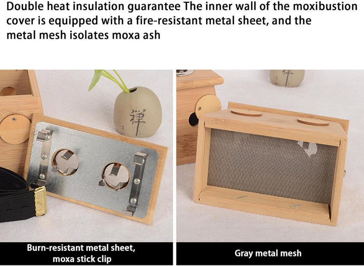 Moxibustion Stick Box – Nursing Tool, Household Moxa Burner, Holder, Premium Traditional Device, Portable Container | Heavy Duty for Home Wellness Relaxation Health Care