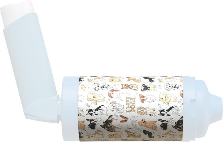 Spacer Cover in over 30 Designs – Vegan Leather Spacer Case for Kids and Adults – Handmade in England (Aint Easy Being Wheezy, Aerochamber plus Flow-Vu)