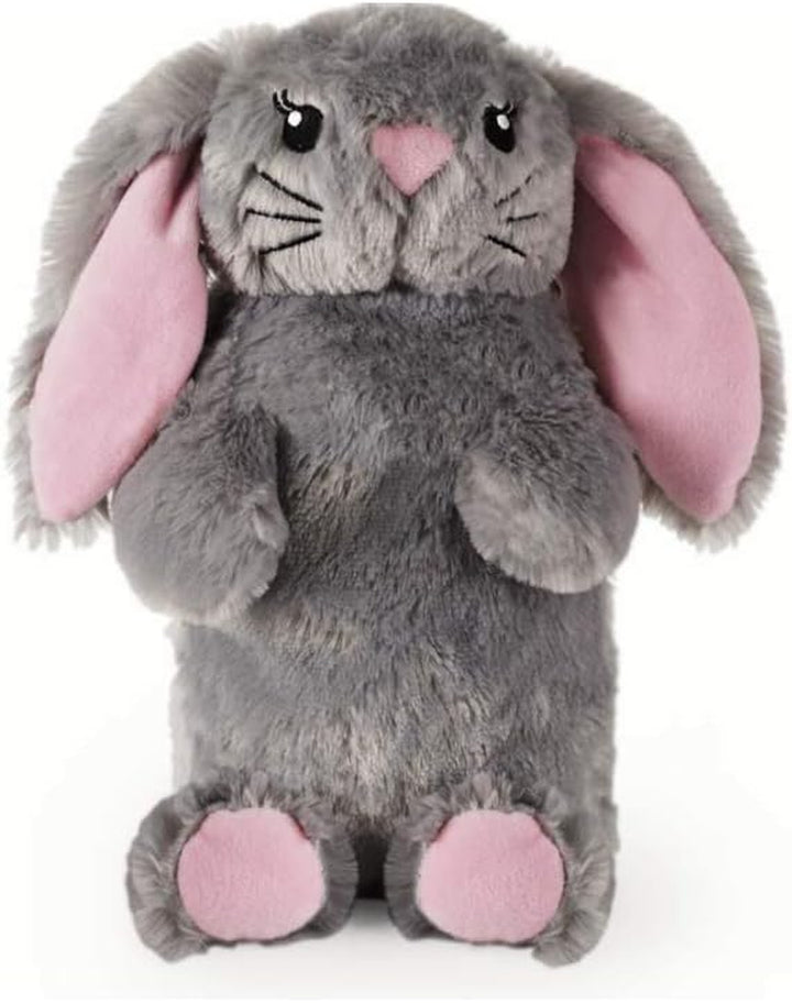 Deseo Bunny Hot Water Bottle in Luxurious Faux Fur (1 Litre) - Medium, Plush, Pink -
