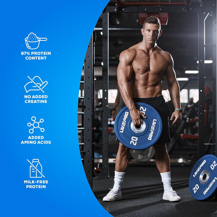 Beef Protein, 87% Hydrolysed Protein Peptide Formula, Lactose & Gluten-Free, Low-Fat, Sugar-Free, Paleo Diet-Friendly, 1816G, Vanilla-Cinnamon