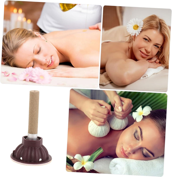 50Pcs Professional Moxibustion Accessory Thickened Moxa Sticks for Traditional Moxibustion