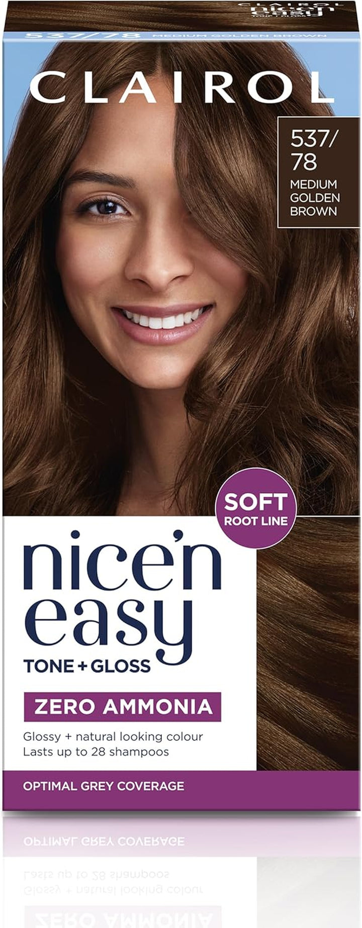 Nice'N Easy Tone+Gloss Semi Permanent Hair Dye - 500/765 Medium Brown