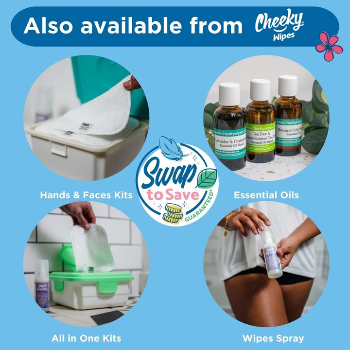 Soft Flannel Cloth Baby Wipes | Suitable for Hand & Faces - Pack of 25