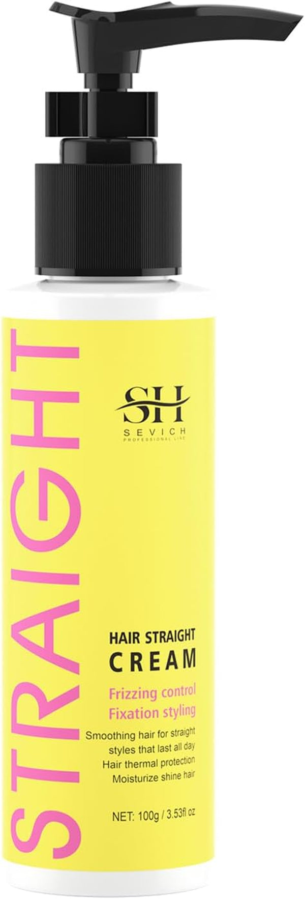 Hair Straightener Cream - Frizz Control Hair Care Products, Hair Serum for Frizzy and Damaged Hair, Keratina Para Alisar El Pelo - Long-Lasting Smoothness, Hair Straightening 72H,100G