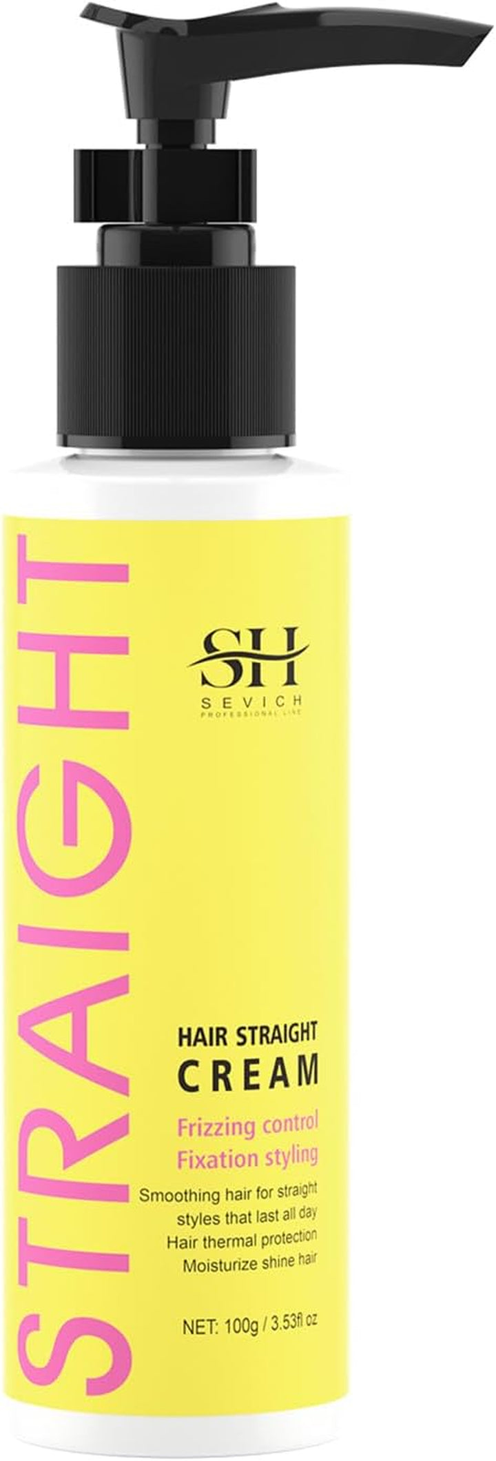 Hair Straightener Cream - Frizz Control Hair Care Products, Hair Serum for Frizzy and Damaged Hair, Keratina Para Alisar El Pelo - Long-Lasting Smoothness, Hair Straightening 72H,100G