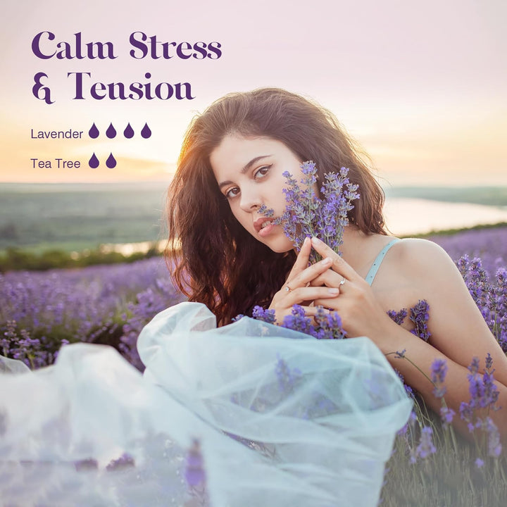 Lavender Essential Oil 100Ml, Natural Therapeutic Grade, Aromatherapy Oil Lavender for Better Sleep, Health Care, Relaxation, Ideal for Humidifier, Diffuser & Wellness