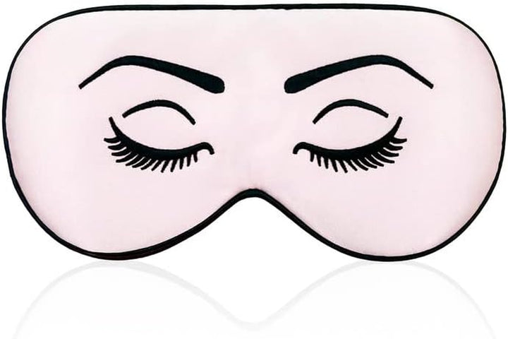 100% Silk Sleep Mask with Adjustable Strap,Comfortable and Super Soft Eye Mask Ultimate Sleeping Aid,Blindford Golden Moon