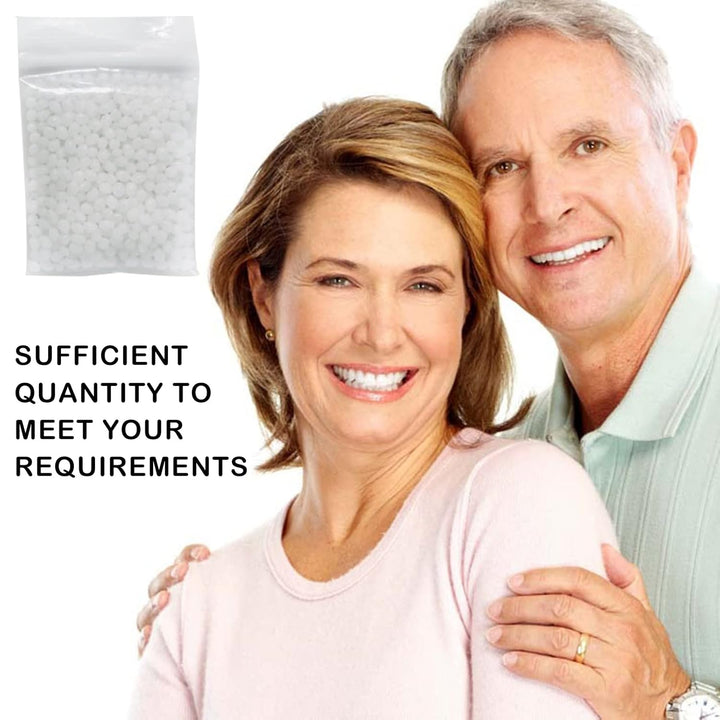 60G Tooth Repair Beads - Thermal Adhesive Fitting Beads Dental Tooth Filler Kit for Fixing Missing and Broken Teeth