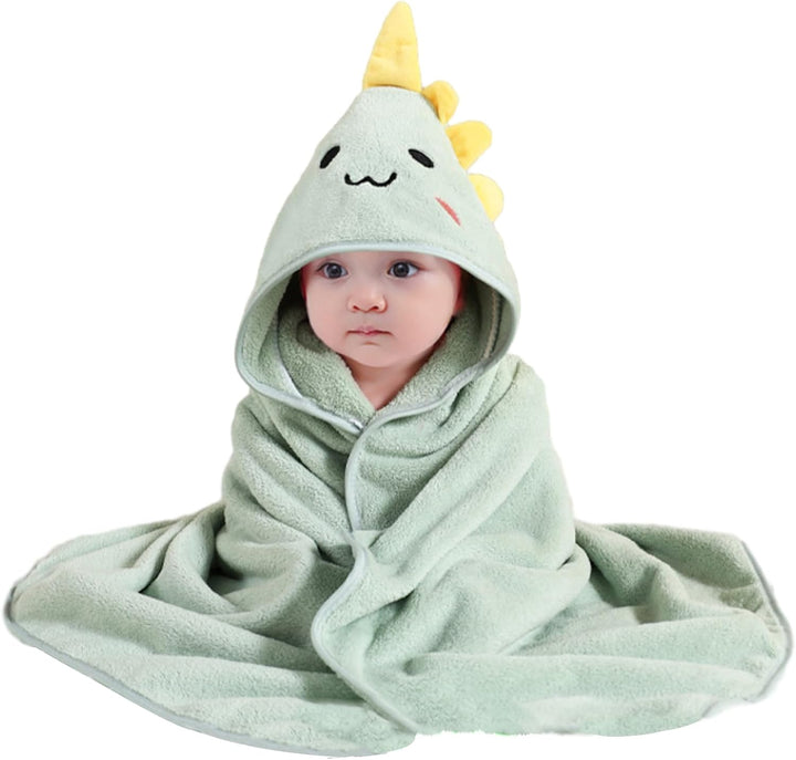 Baby Towels with Hood - Ultra Soft Hooded Baby Bath Towel, Unique Animal Design for Boy & Girl, Blue Dog