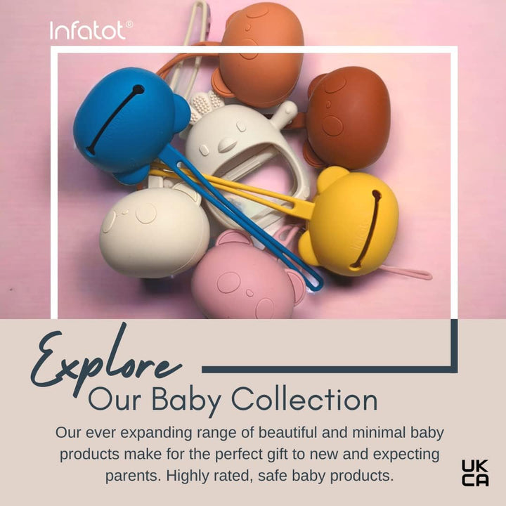 ® Silicone Dummy Case - Pacifier Holder Soother Pod Case W/Strap - Dummy Box 100% Free from BPA, PVC, Dummy Holder Case, Dummies Case Pair with Dummy Clip, Dummy Cases for Babies - Yellow