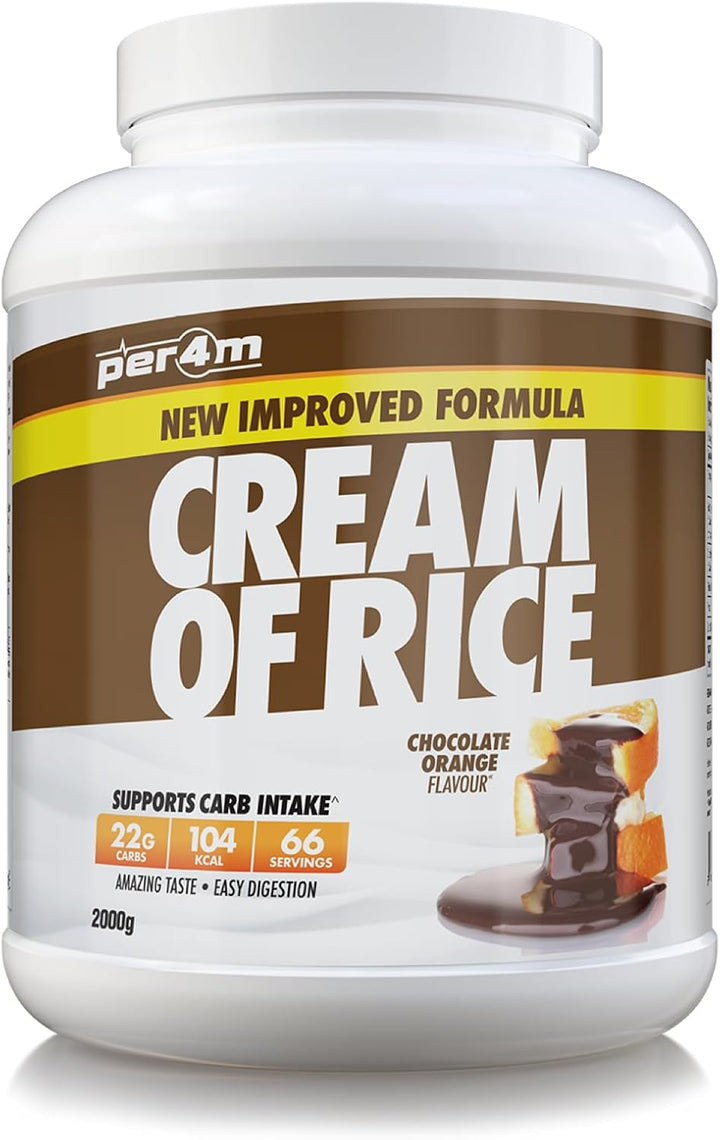 Protein Cream of Rice | Easy-To-Digest Complex Carbohydrate | Gluten-Free, Plant-Based Smooth Rice Porridge | Ideal Pre Post-Workout (2Kg, Chocolate Brownie Batter)