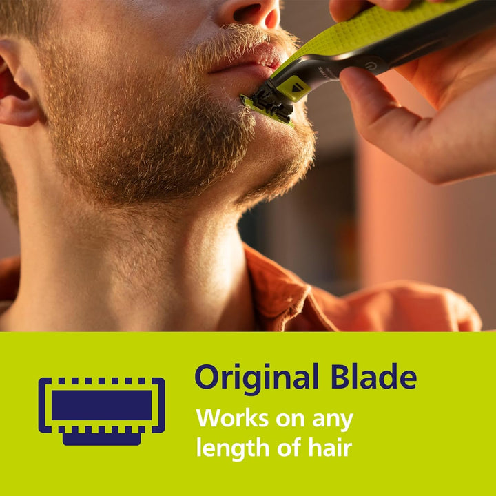 Oneblade 5 Stainless Steel Original Replacement Blades Compatible with All Oneblade Electric Razors (Model QP250/50)
