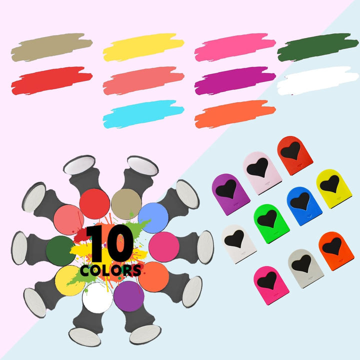 Hair Chalk for Girls Kids, 10PCS Temporary Hair Dye Colour, Coloured Hair Chalk Wash Out Kids, Teenage Girls Gifts, Christmas Gifts for Kids Gifts for 5-15 Year Oldgirls (Pink Etc.)