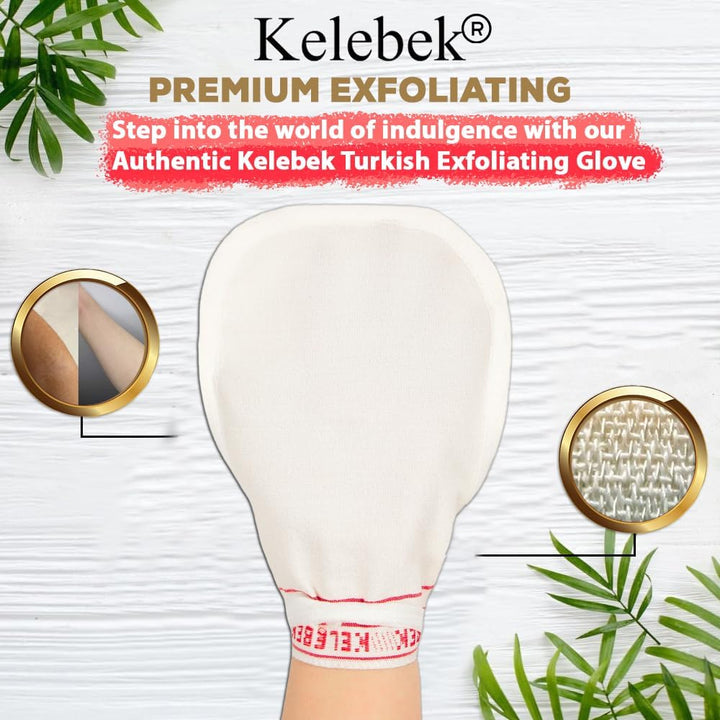 Kese -Turkish Hammam Bath Glove Skin Exfoliating Glove Spa Keses Mitt