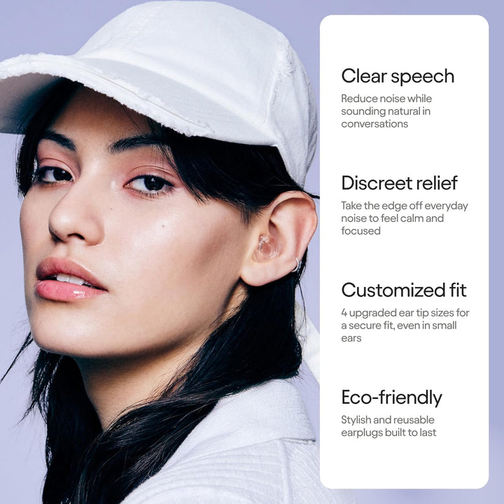 Engage 2 Ear Plugs – Everyday Noise Relief with Clear Speech for Social Gatherings, Work, Conversation, Parenting & Noise Sensitivity – 16 Db Noise Reduction Earplugs