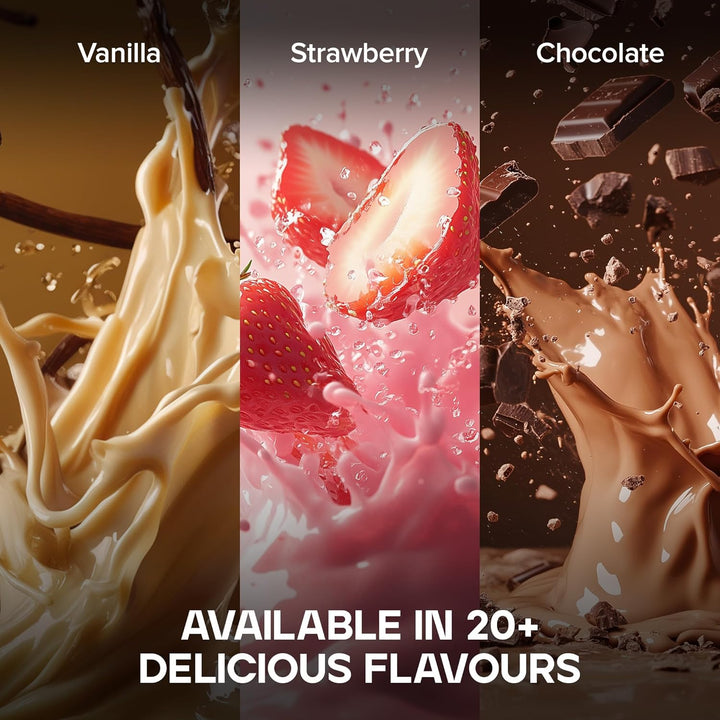 Pure Whey Protein Powder Shake, Vanilla, 1 Kg, Packaging May Vary