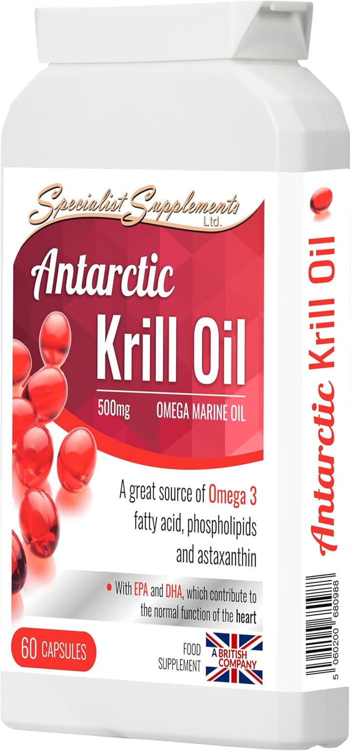 Antarctic Krill Oil, 60 Gel Capsules