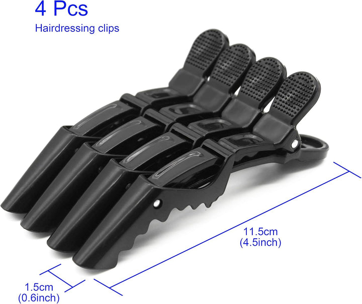 21 Pieces Hair Dye Tools, DIY Salon Hair Coloring Bleaching Tools Set Including Hair Tinting Bowl, Dye Brush, Ear Cover, Hair Highlighting Cape, Shawl, Gloves, Hair Clip Kits (21 Pcs, Black)