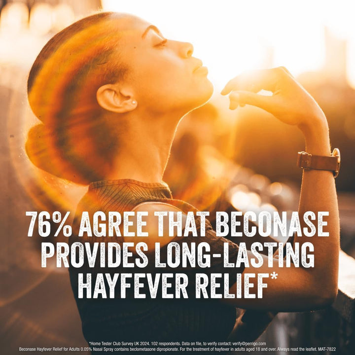 8 in 1 Hayfever Relief Nasal Spray (100 Spray Bottle) - Long Lasting Effective Relief from Hayfever - Portable and Lasts up to 24 Hours When Used Twice a Day - Non Drowsy