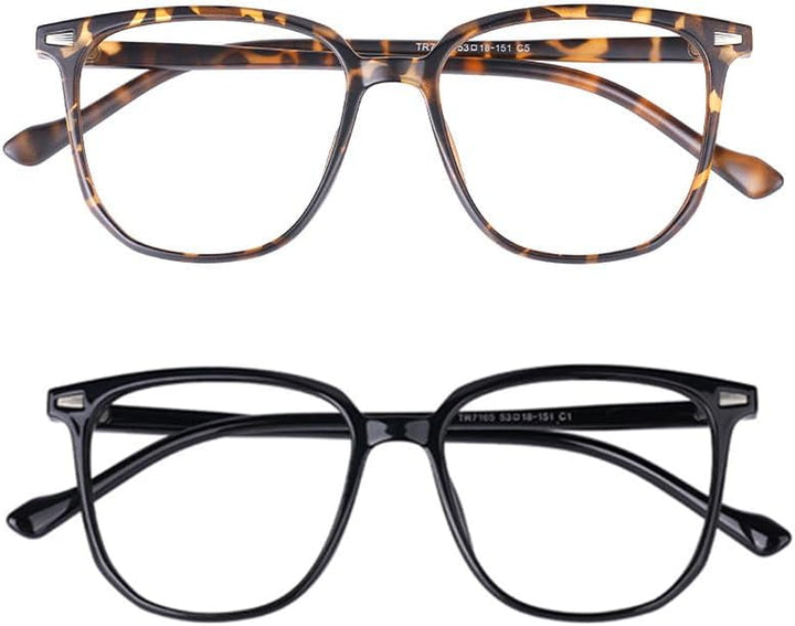 Blue Light Blocking Glasses, Computer Reading/Gaming/Tv/Phones Glasses for Women Men, anti Blue Light Glasses,Non-Prescription Lens anti Glare anti Headache Eyestrain Eyeglasses