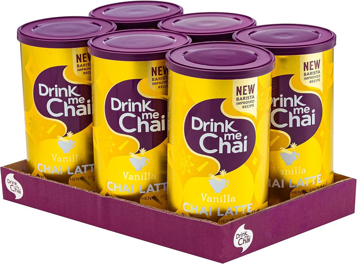 Vanilla Chai Latte 250G - Just Add Water, Vanilla Chai Latte Powder (Vanilla, Pack of 1)