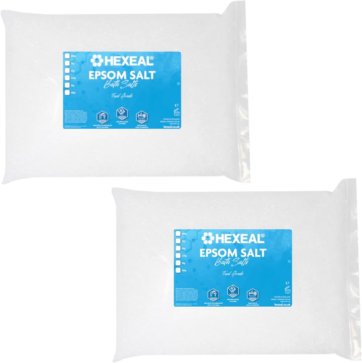 Epsom Salt 25Kg – 25Kg Bag of Food Grade Magnesium Sulphate for Bathing, Gardening & Household Use – Suitable for Personal Care, Soil Enrichment, and More