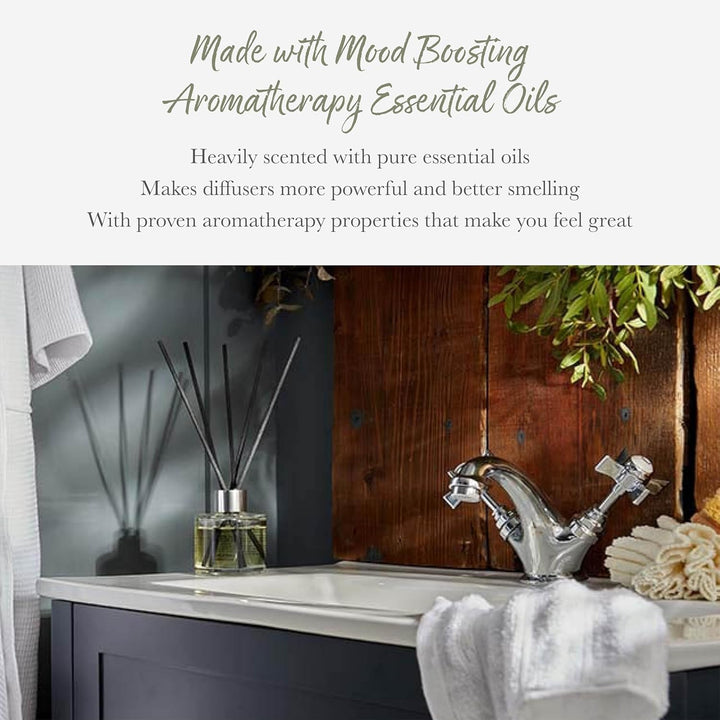 Reed Diffuser - Lemongrass & Rosemary Scent | Essential Oil Aroma for Home | 100 Ml