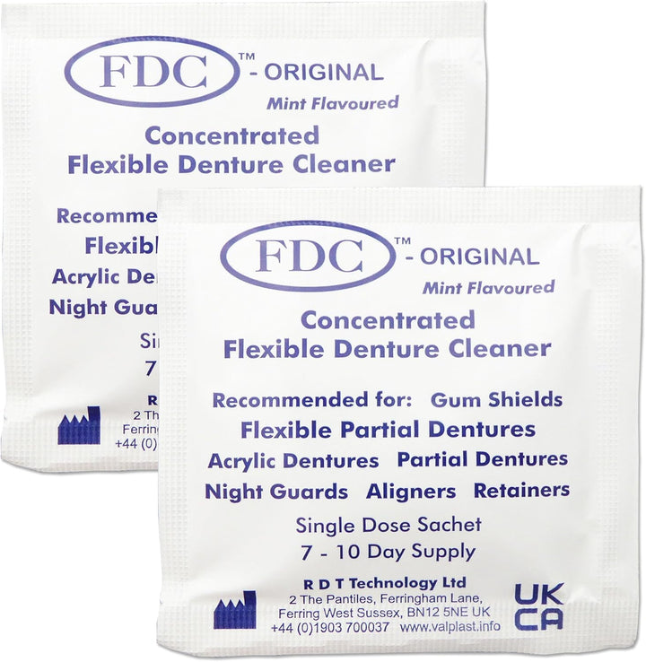 Flexible Denture Cleaner  ~ 3 Months Supply ~ Valplast & Other Dental Appliances (1 Box (3 Months Supply)) by
