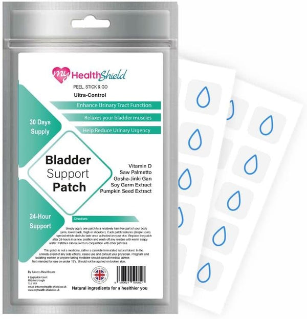 Ultra-Control Bladder Support Patches Supplement for Women & Men