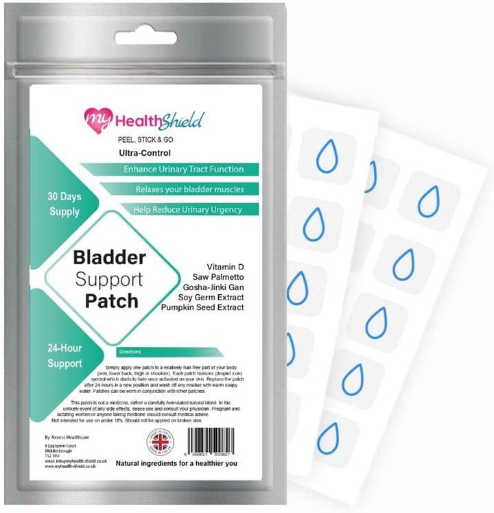 Ultra-Control Bladder Support Patches Supplement for Women & Men