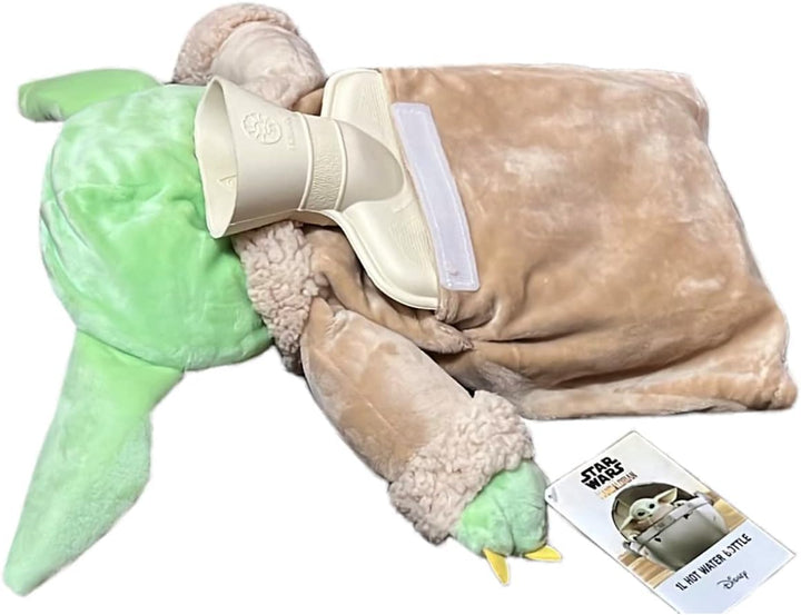 Primark Disney Star Wars the Mandalorian Baby Yoda Grogu the Child Hot Water Bottle 1L, Multi, Medium