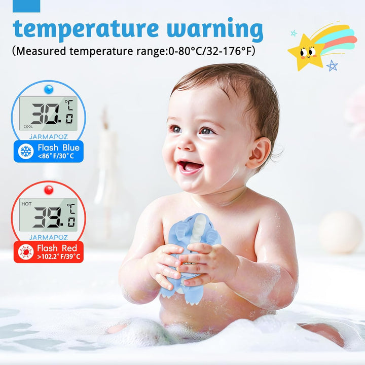 Baby Bath Thermometer Floating – Accurate Water Temperature in °C & °F for Newborns – Quick Read, Bpa-Free, Safe Bathtub Thermometer Toy for Infant Bathing